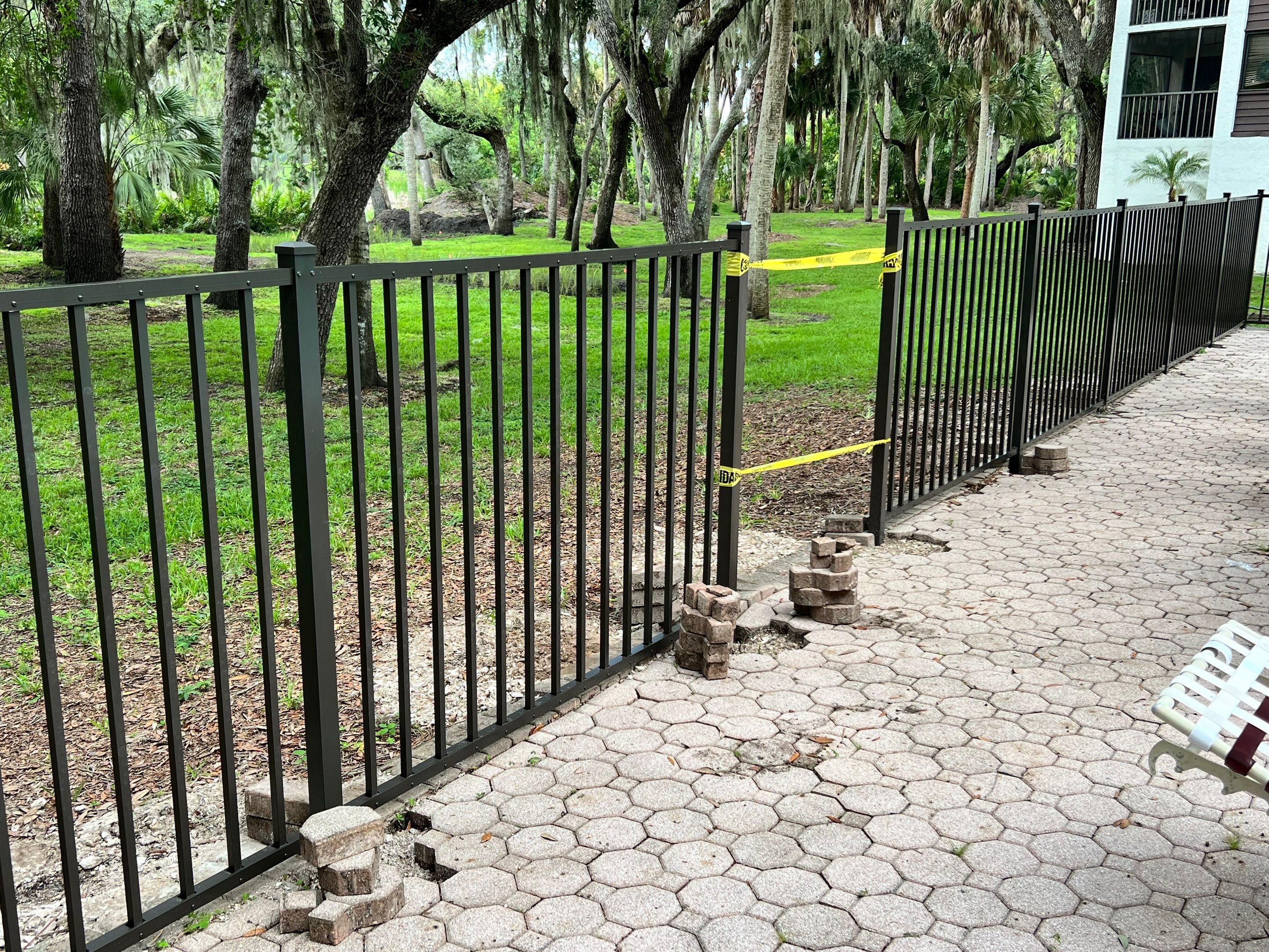 Sarasota, FL Commercial Aluminum Pool Fence & Shadowbox Wood Fence  by Asap fence and gates, LLC