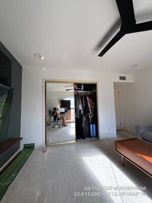 Modern Home Office and Indoor Putting Green Setup in Phoenix