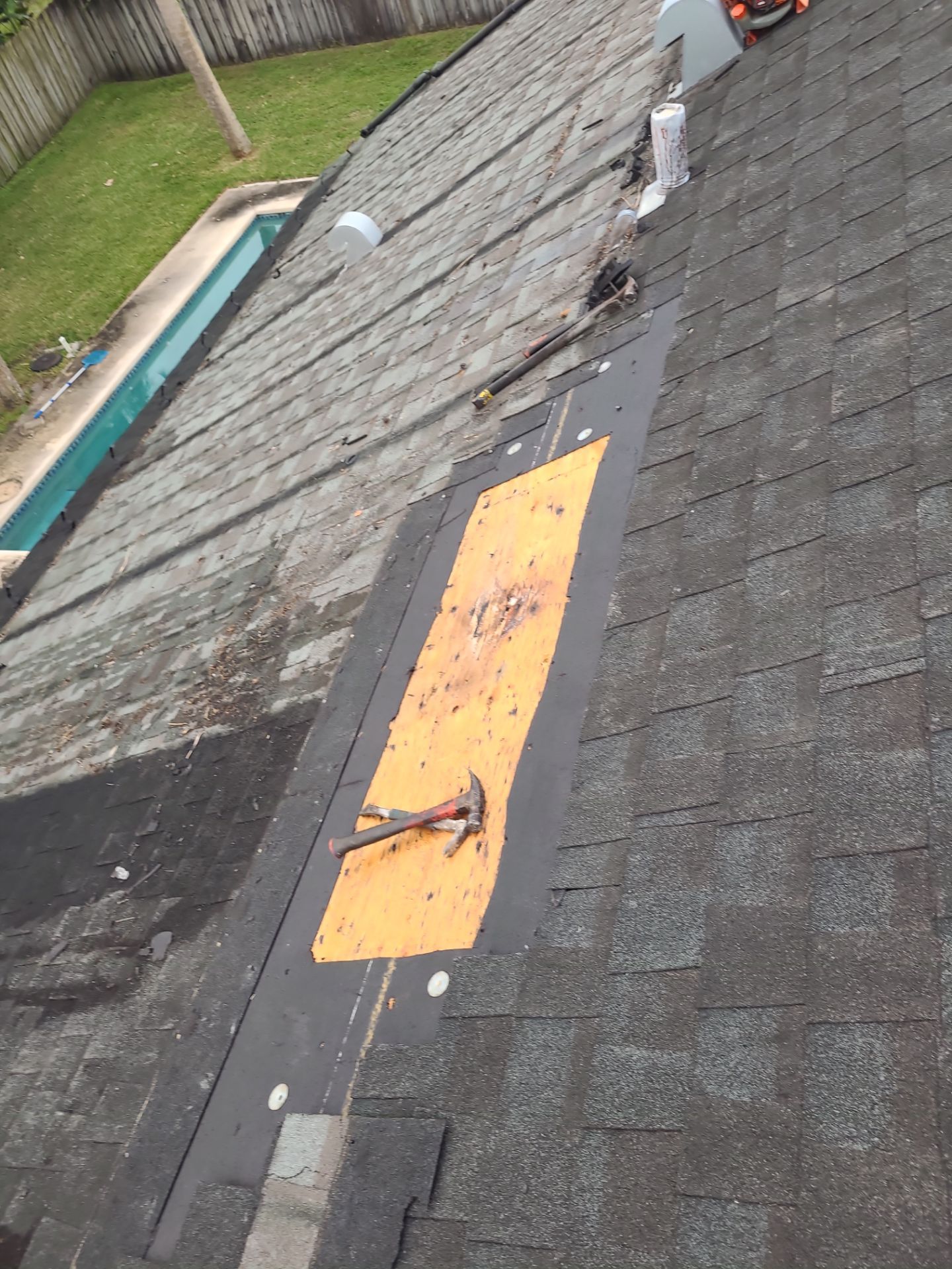Residential Shingle Roof Repair and Driveway Coating in Royal Palm Beach by Aastro Roofing