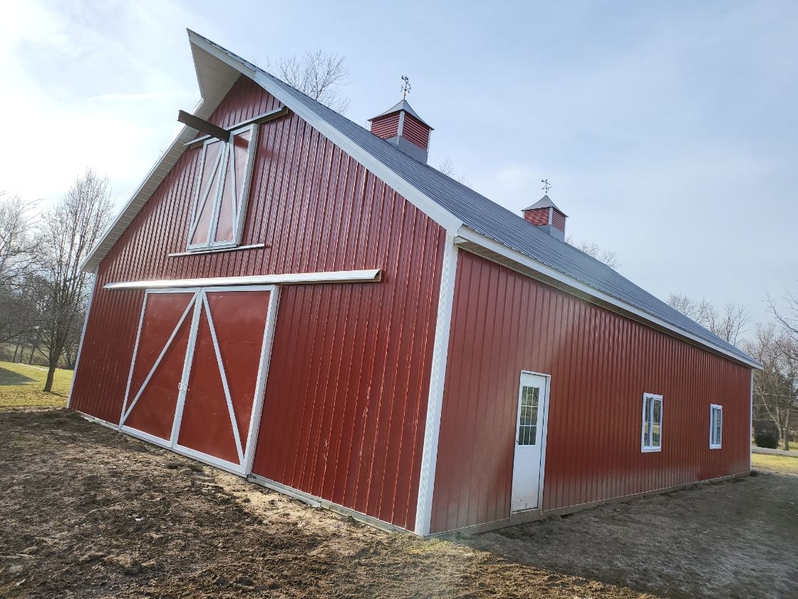 40'x60'x14' Hobby Barn by The Barn Builders 