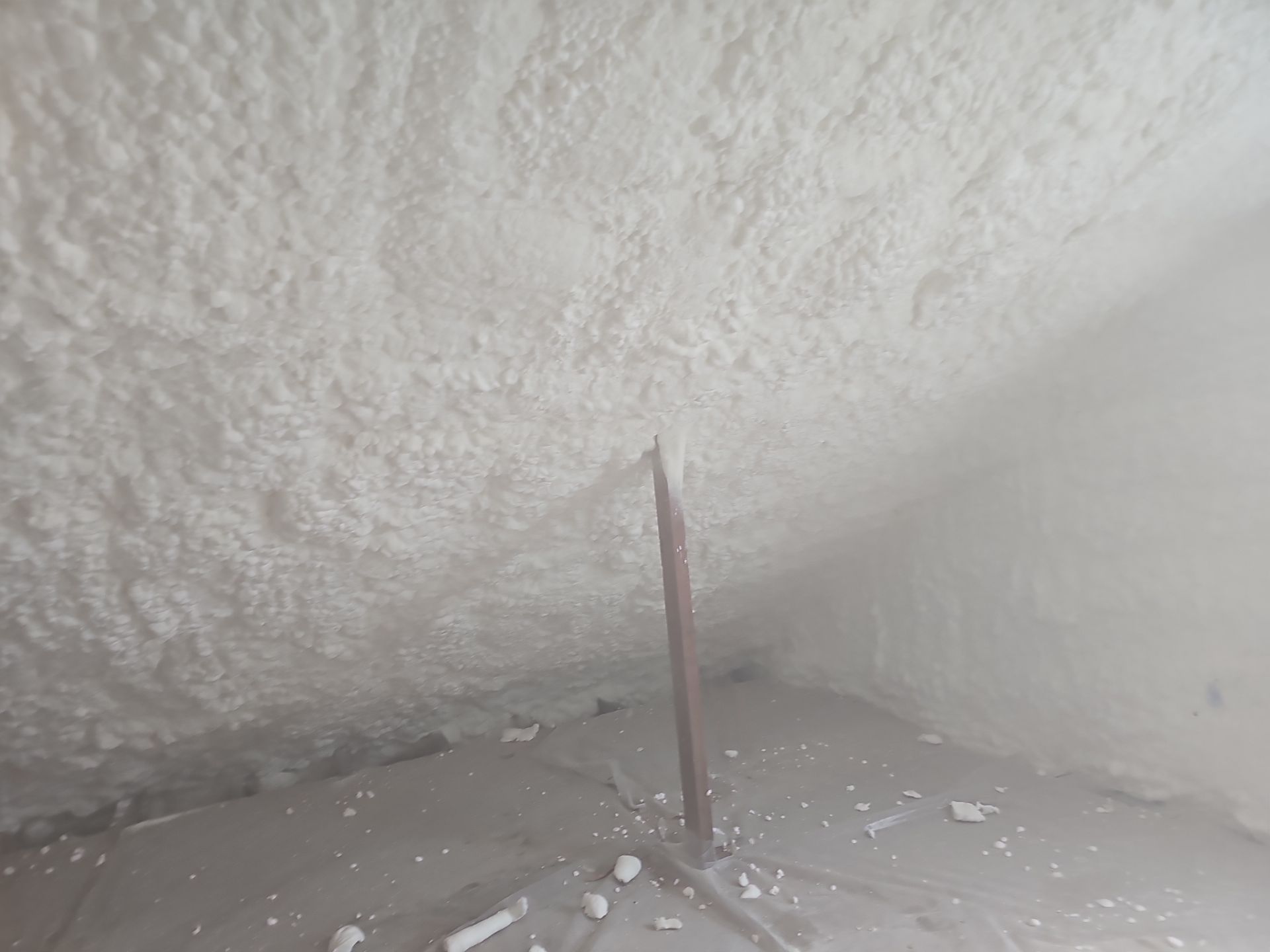 Attic Insulation using open cell spray foam by NYS Foam & Energy