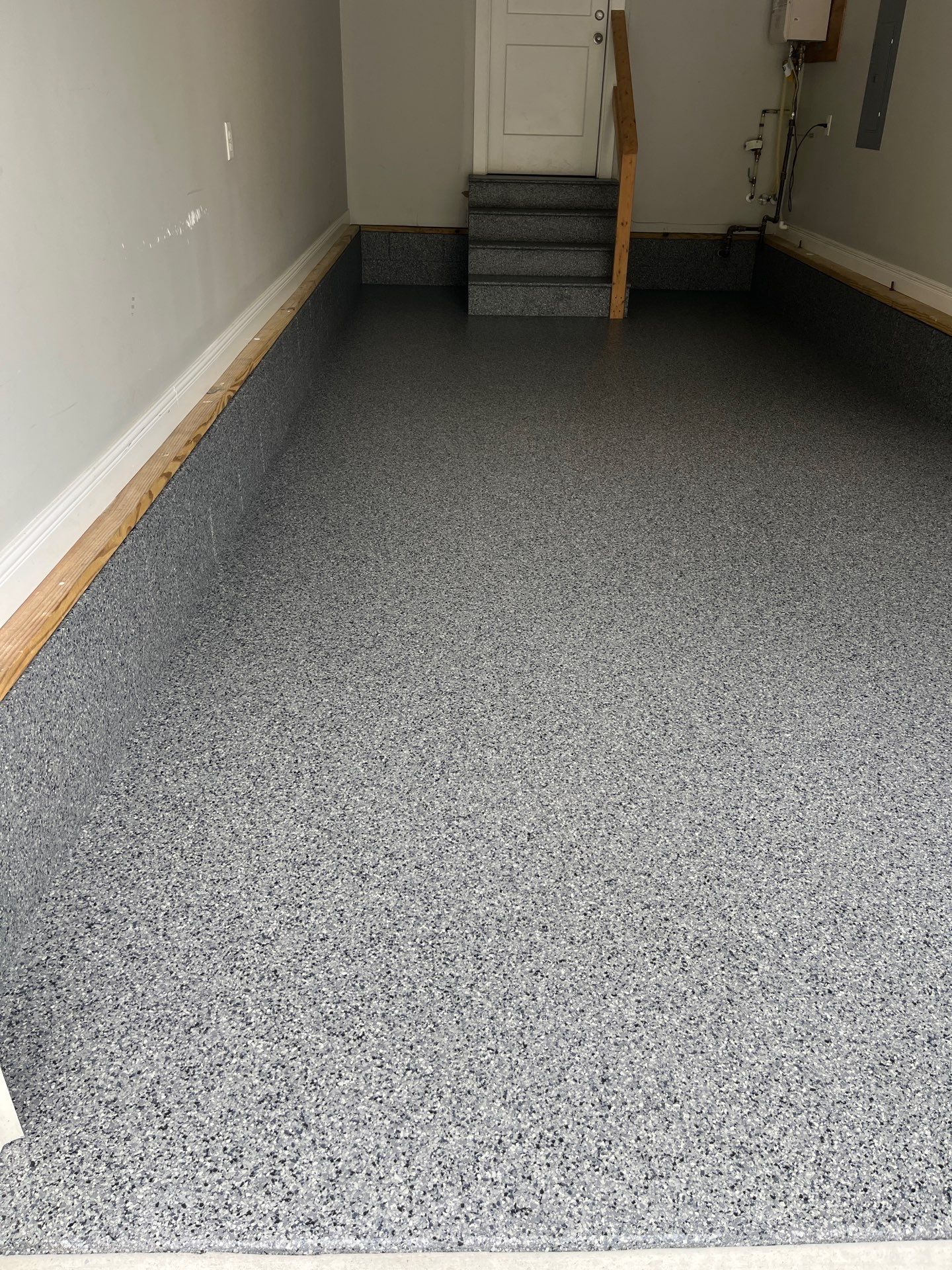 Garage Floor Coating using Nightfall by My Garage Floor Guys