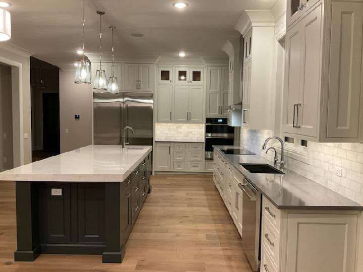New Kitchen using Shiloh Cabinetry by Kitchen Works LLC