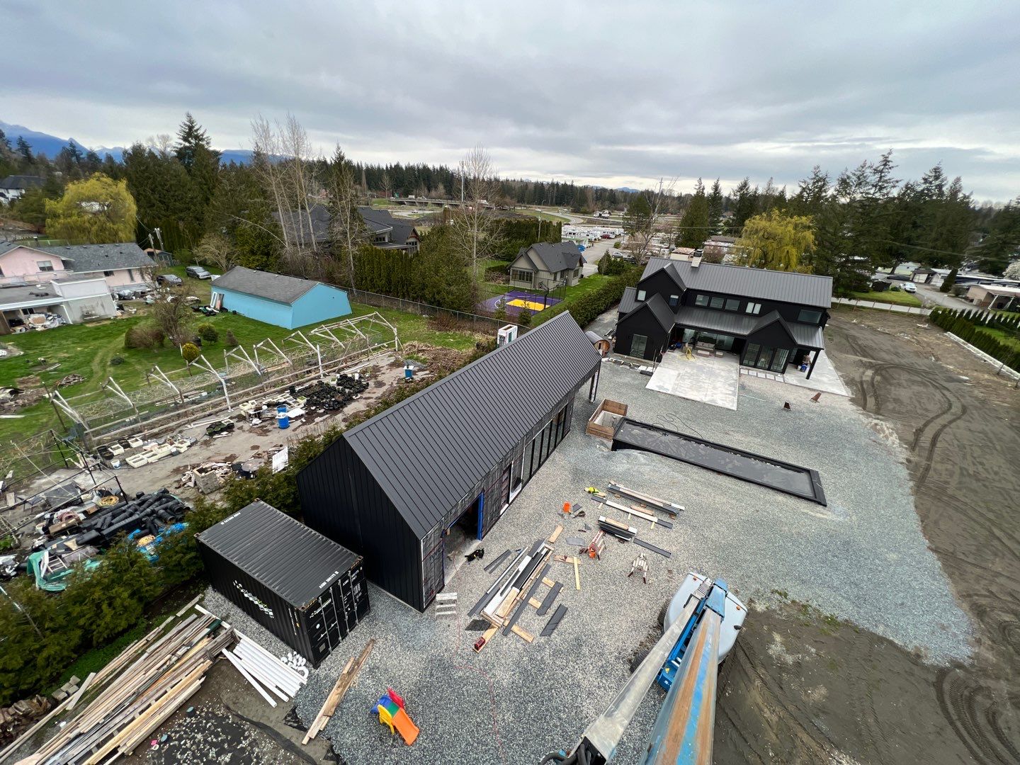 Residential Roofing and siding Installation using 12" Prolok metal  by Top Notch Roofing Inc