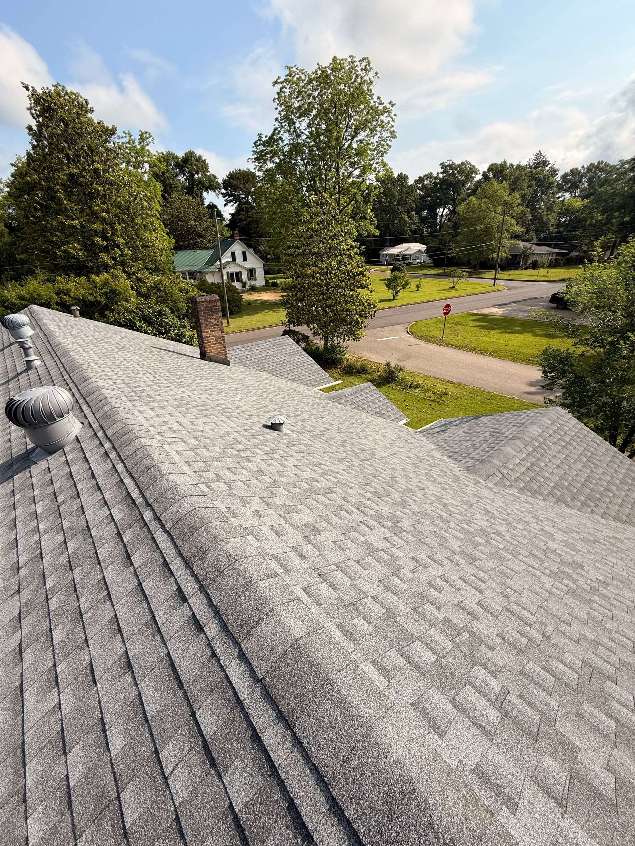 GAF HDZ Oyster Gray Roof Install in Poplarville, MS by Frontline Roofing