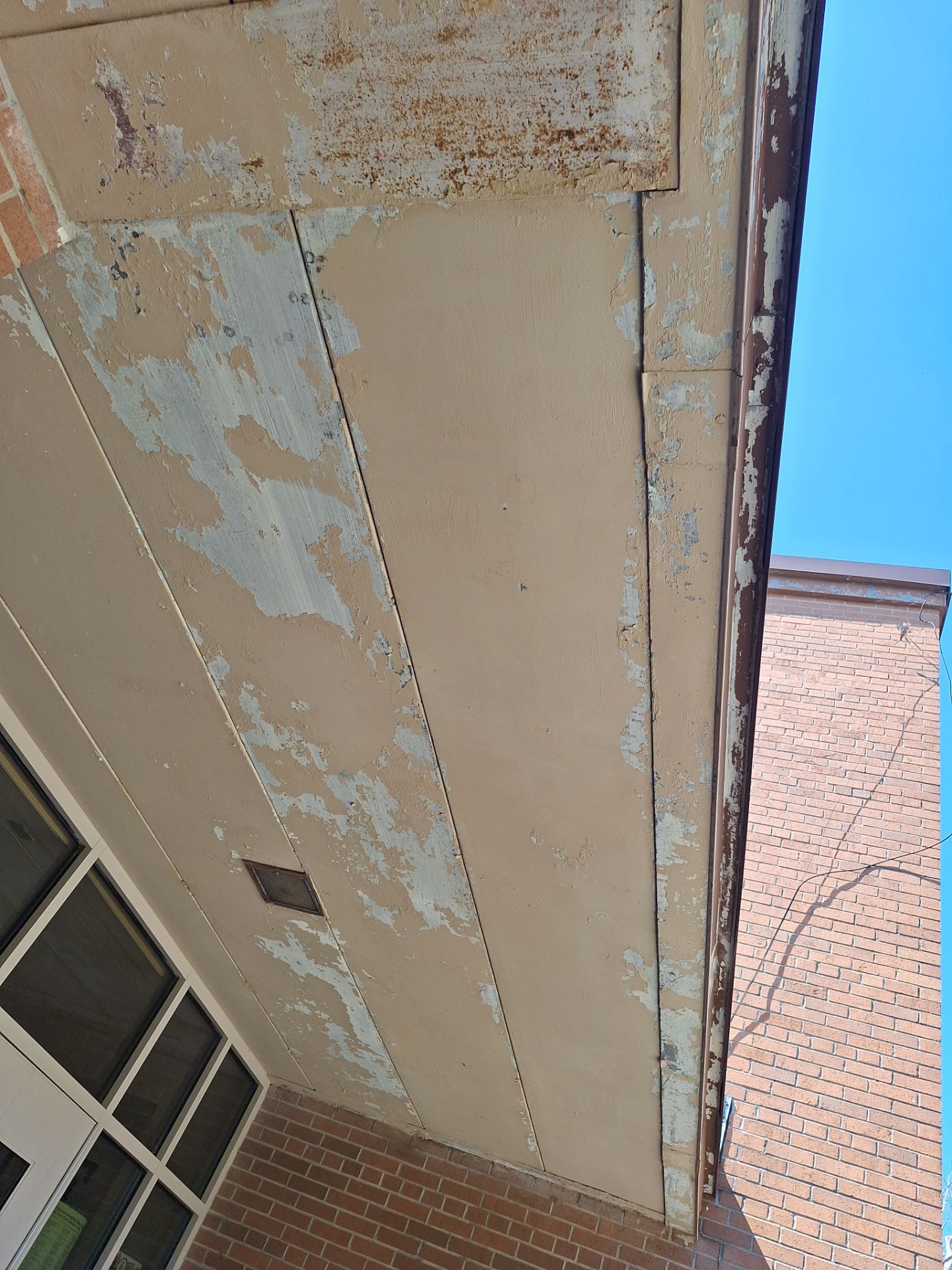 Commercial Exterior Pressure Washing and Soffit Preparation in Muskegon by Gordon Painting
