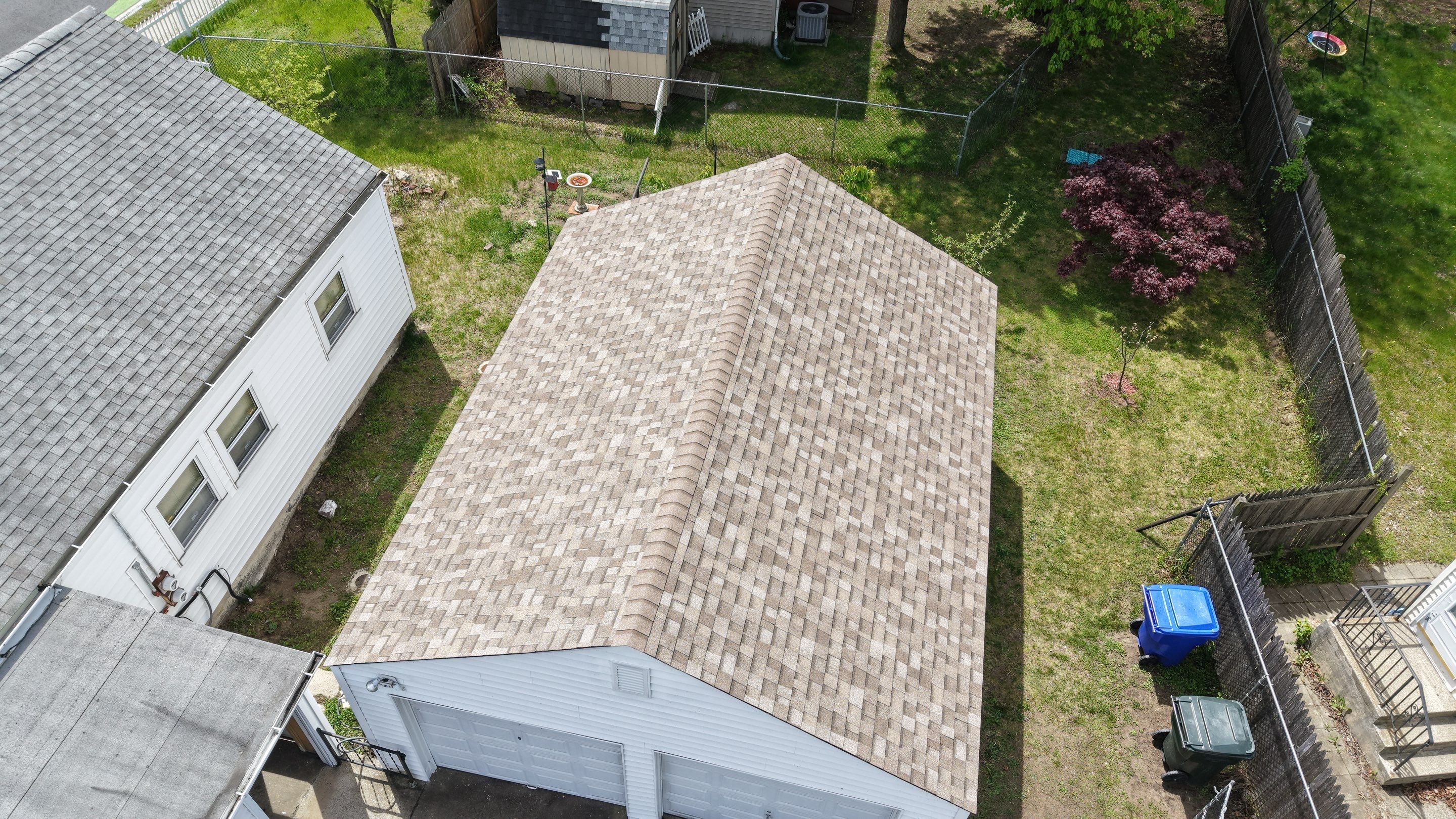 Full Roof Replacement in Springfield, MA – Owens Corning Duration, Sand Castle by JOHNNYS PRO