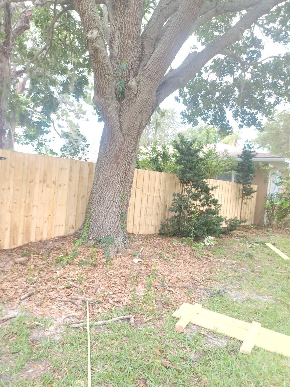 Sarasota, FL 6ft. Tall Treated Board on Board Wood Fence by Asap fence and gates, LLC
