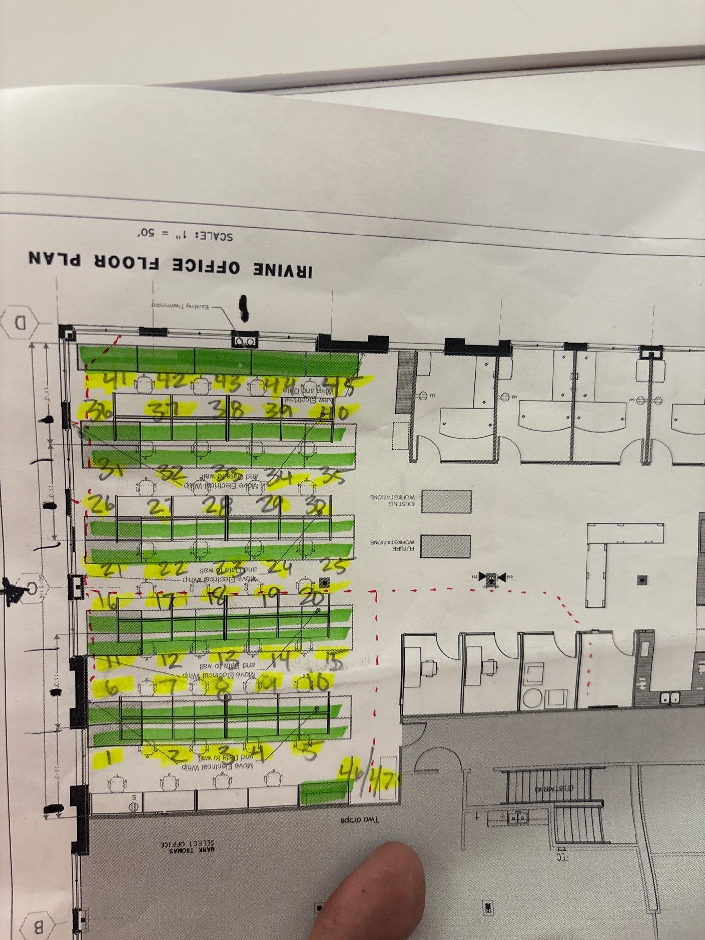 Cubicle Reconfiguration & Network Cabling Installation in Irvine by Ring and Ping Inc.