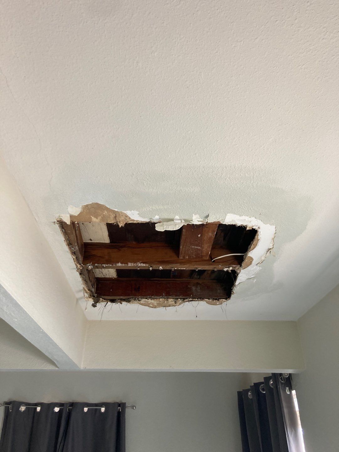 Large Ceiling Drywall Repair by Bayfront Home Repair