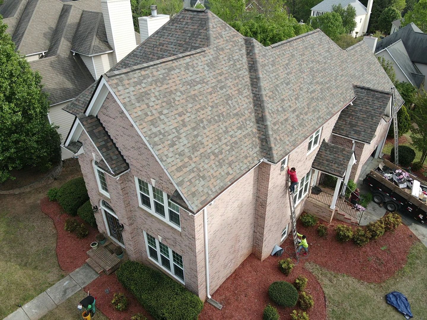 Residential Roofing Installation using Owens Corning by Inspector Roofing and Restoration