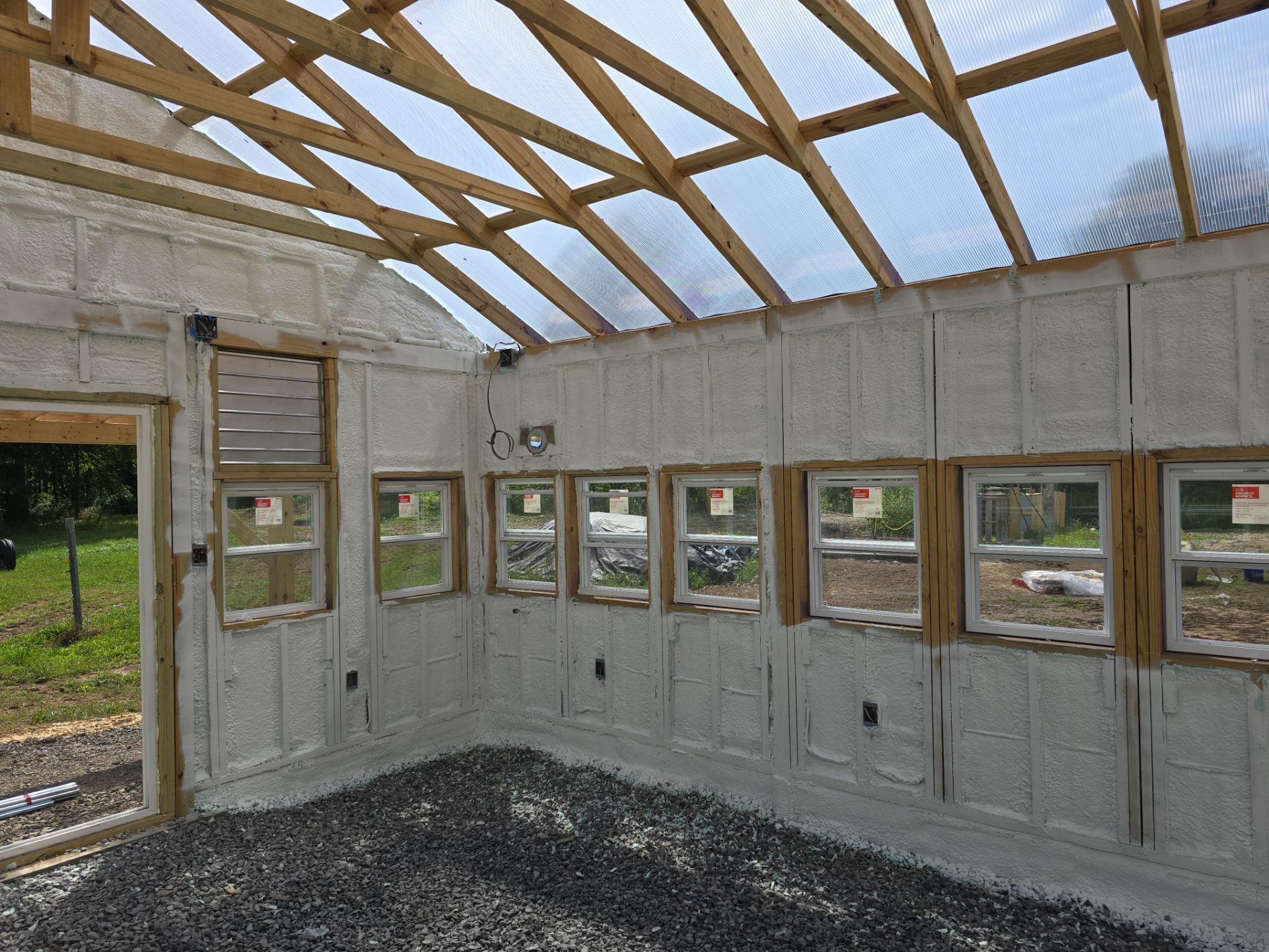 New Construction using Closed Cell Spray Foam by NYS Foam & Energy