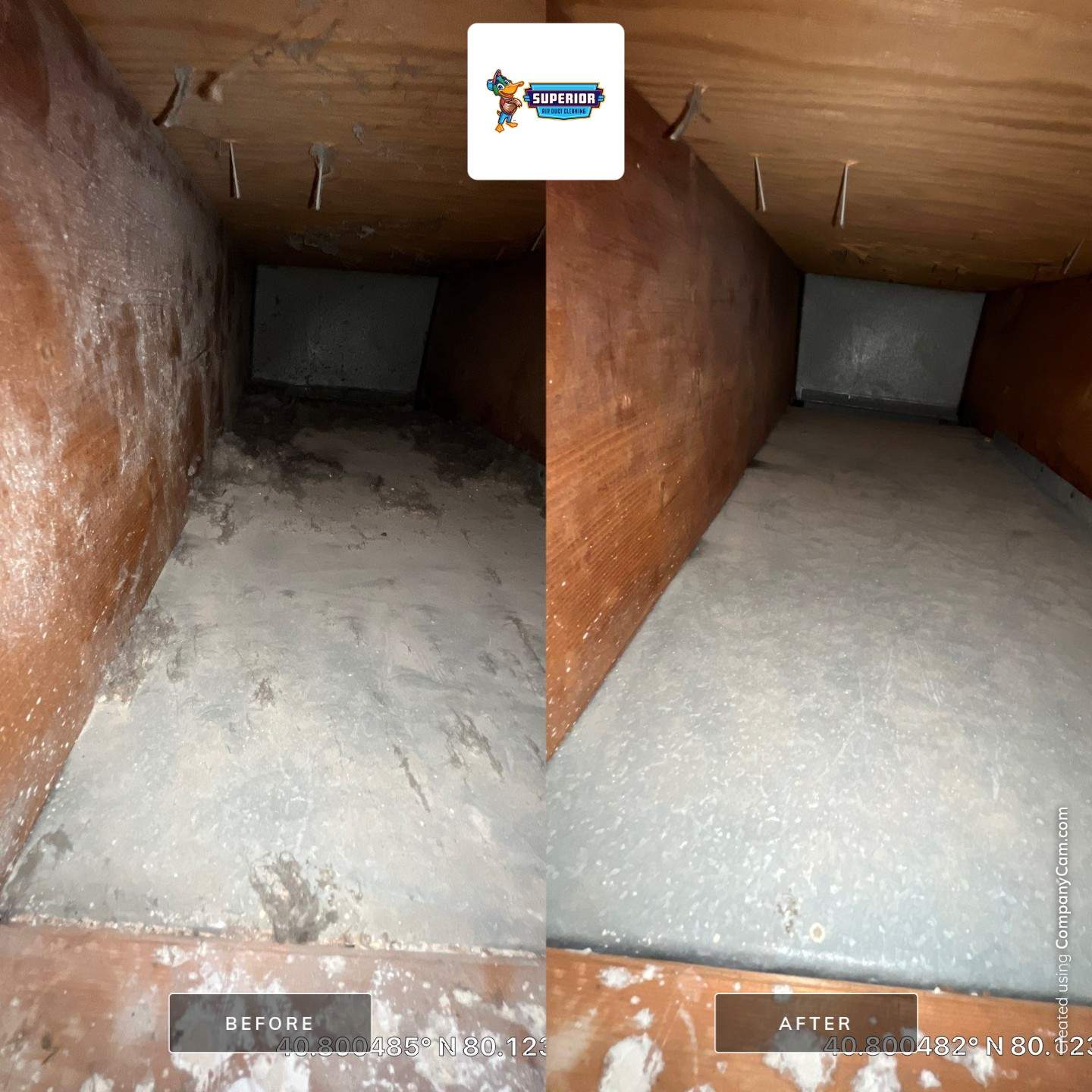 Air Duct Cleaning With a Vacuum Truck in Harmony, PA by Superior Air Duct Cleaning