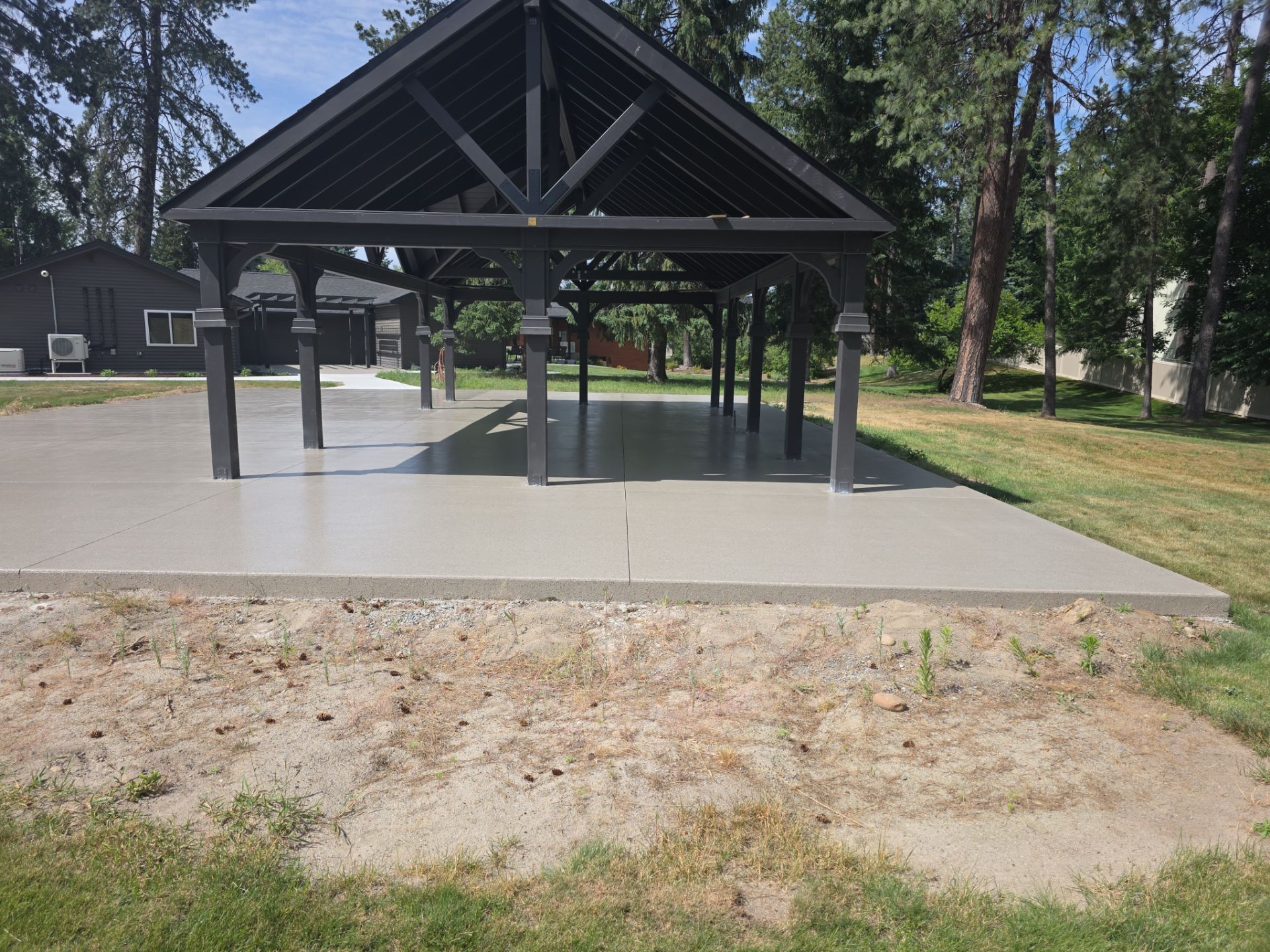 Patio and Pavilion Transformation with Armadillo   by Croc Coatings, LLC