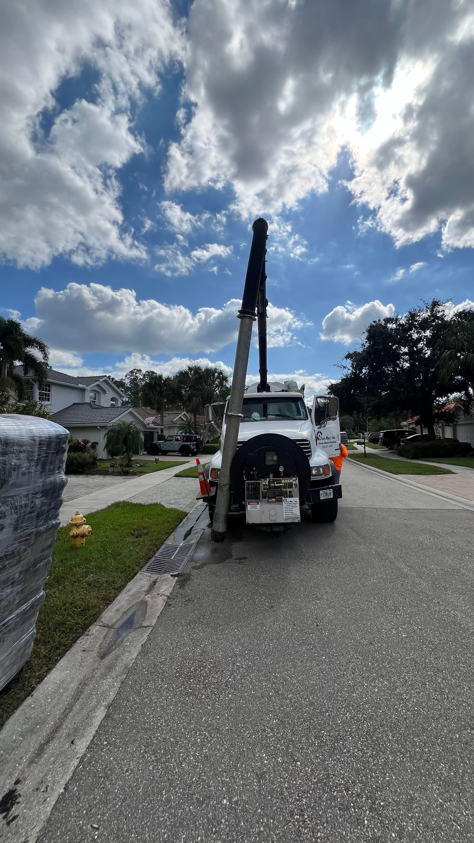 Community Stormwater System Catch Basin Cleaning by Don Mar, Inc. Storm Water Solutions