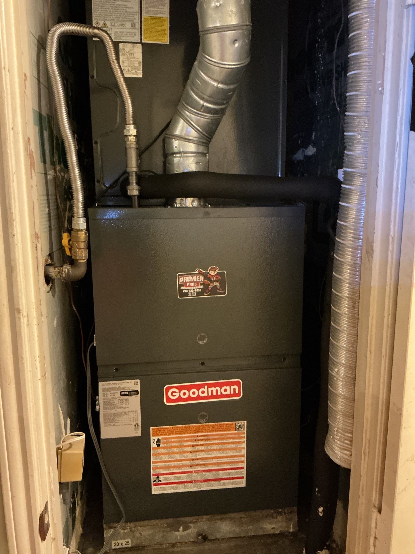Goodman HVAC System and Gas Furnace Installation in Live Oak by Premier Pros