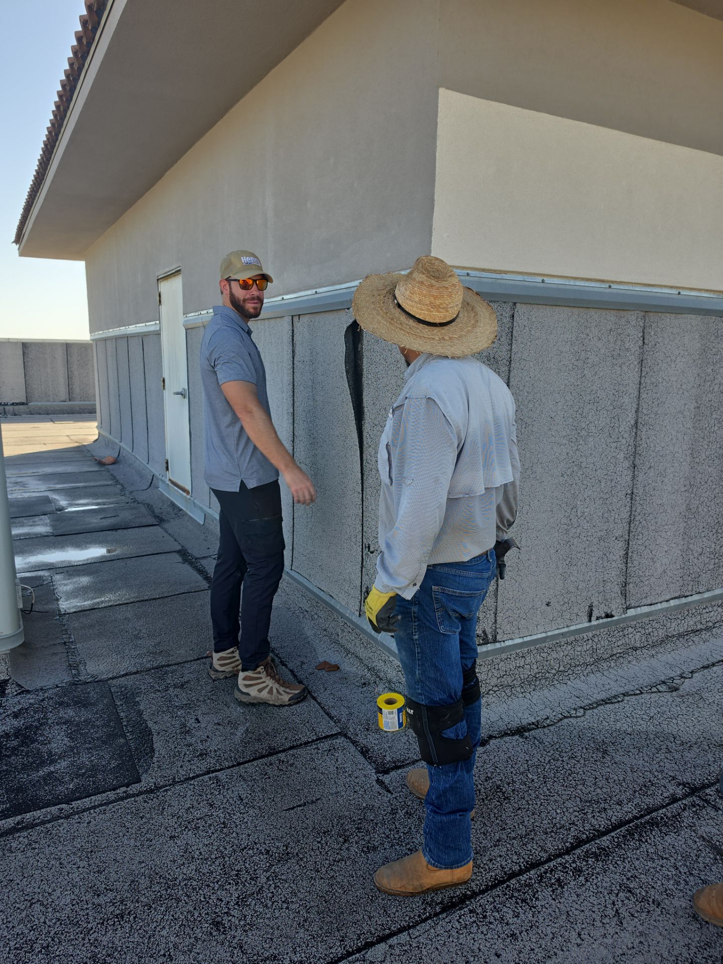 Modified Bitumen repairs.. a couple thousand dollars can save TENS of thousands and greatly prolong the life of your roof. by REPS Austin Area Roofer