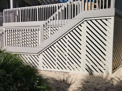 Wood Deck using Wood Stain