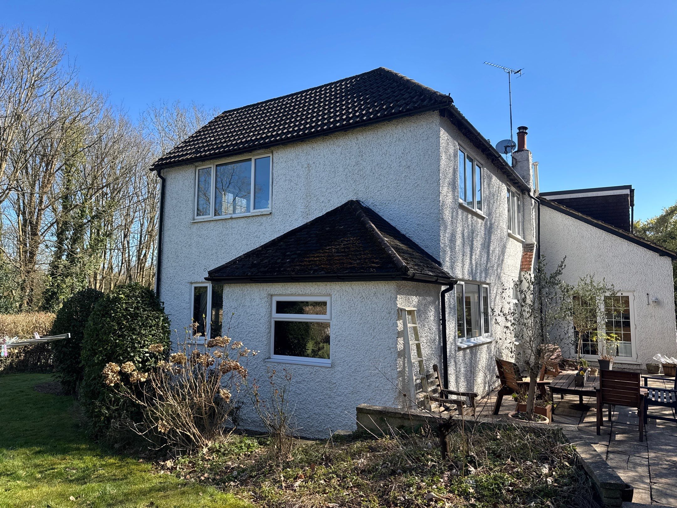 Render Clean using Pureseal Biocide by Ges Exterior Cleaning ltd