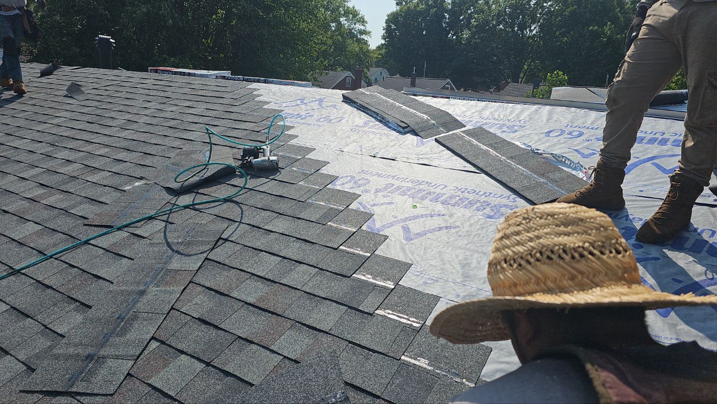 Atlas Pinnacle, Color, Summer Storm, Drip Edge, Black by Eagle Eye Roofing