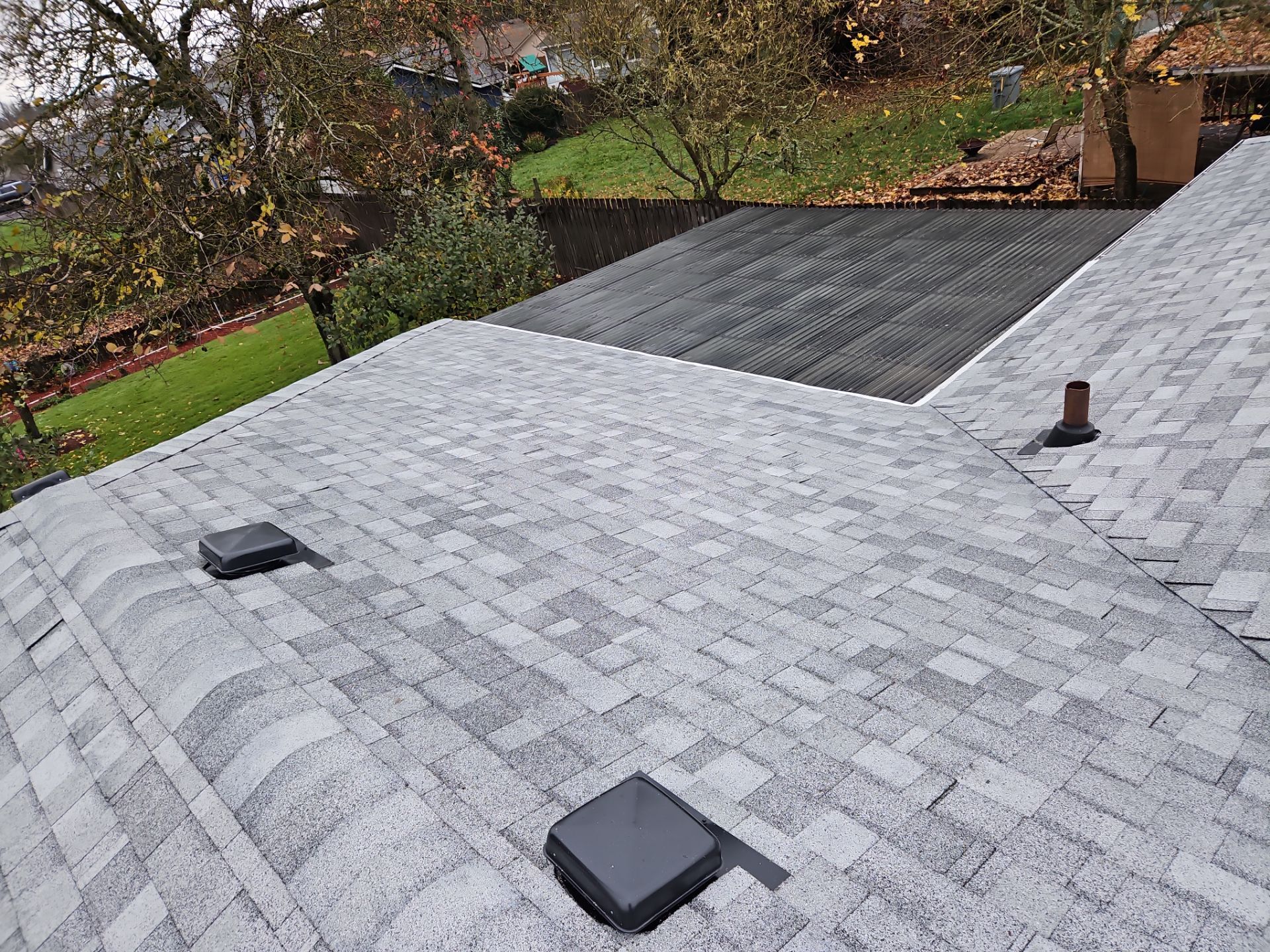 Residential Roof Installation: IKO Dynasty 30 Year Shingle Color: Frostone Grey by Orezona Building & Roofing Company, Inc.