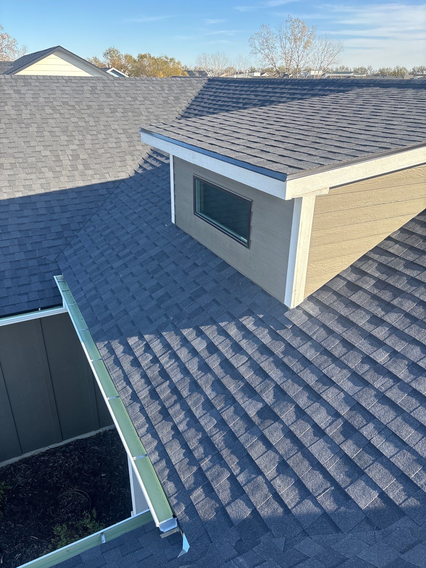 Hailstorm Roof & Guttering Replacement on Residential Home by Eaton Roofing 