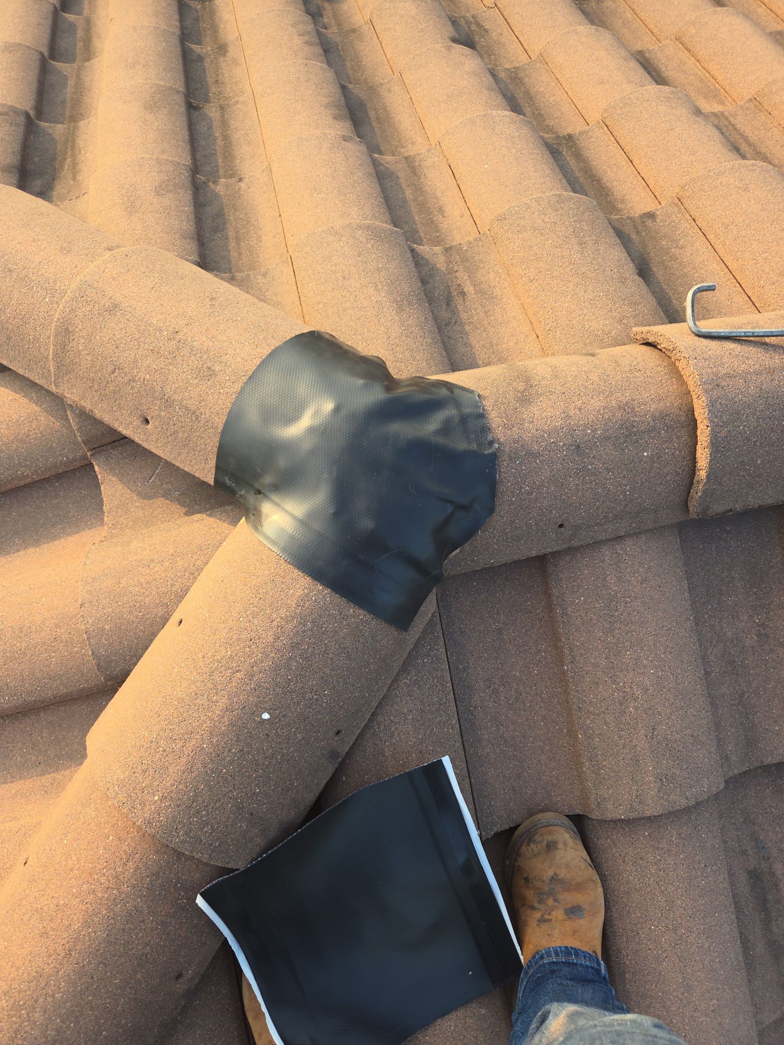 Lots of tile repairs out in Spicewood by REPS OF TEXAS