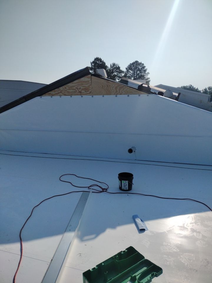Office Building in Magnolia by Hostetler Roofing