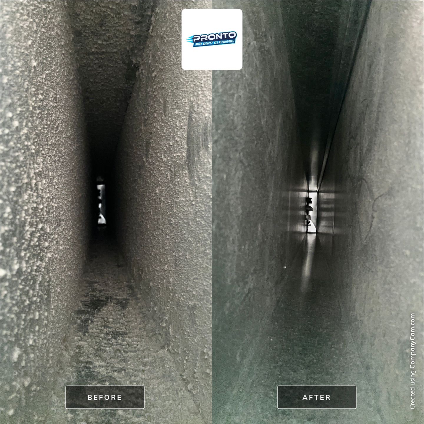 Vent Cleaning and Code Approved Transition Dryer Duct by Pronto Air Duct Cleaning