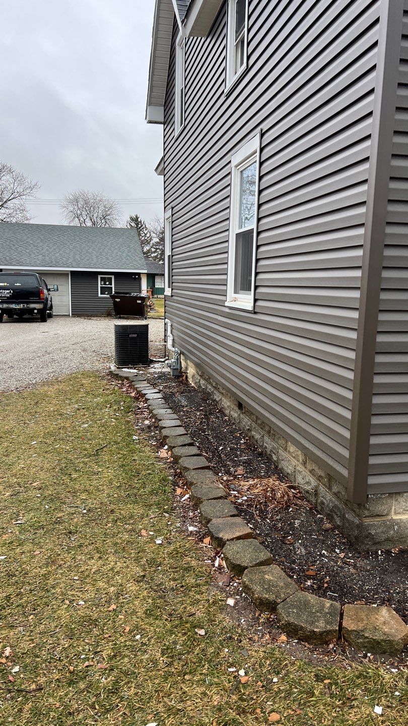 Residential fascia replacement using Exterior Portfolio 4.5 DL - Peppercorn by Nitro Roofing and Construction