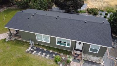 Complete Asphalt Shingle Roof Replacement for Kennewick Residential Home E Bryson Brown Rd Kennewick, WA 99337 The Denali System - Certainteed Landmark® Shingle - Cinder Black