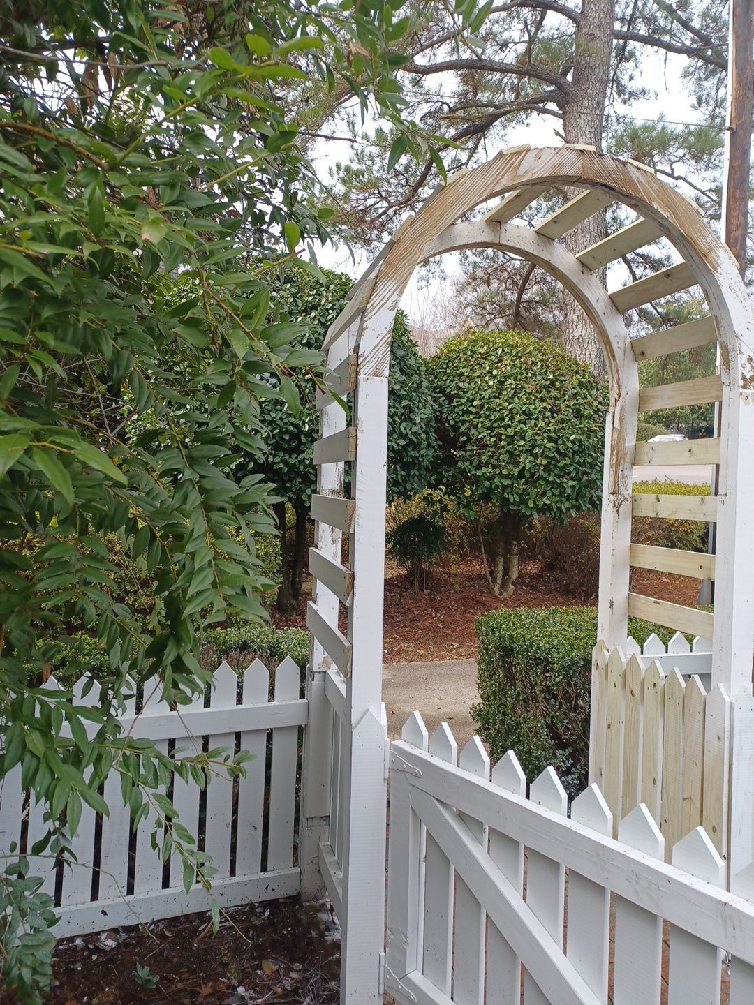 Montcrest - Fence by Pillar and Pine