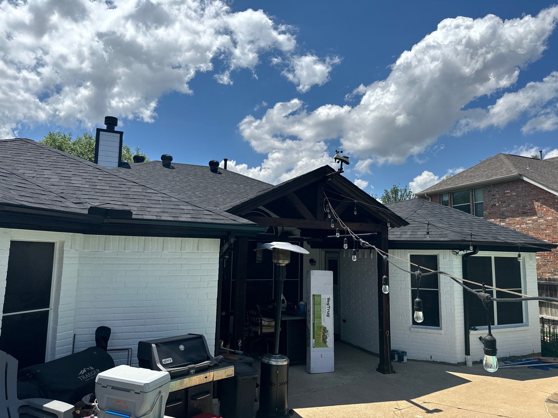IKO Granite Black by First Out Roofing 