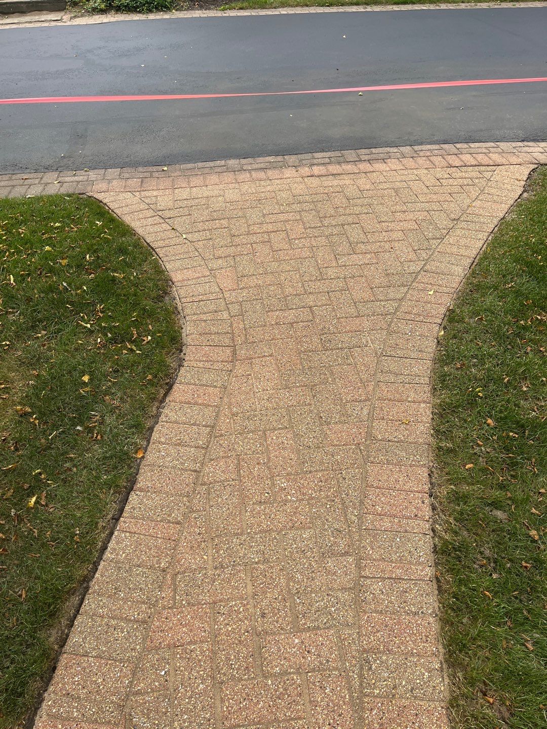 Brick paver clean, sand and seal. using Surebond SB-1300 by Northern Power Washing LLC.