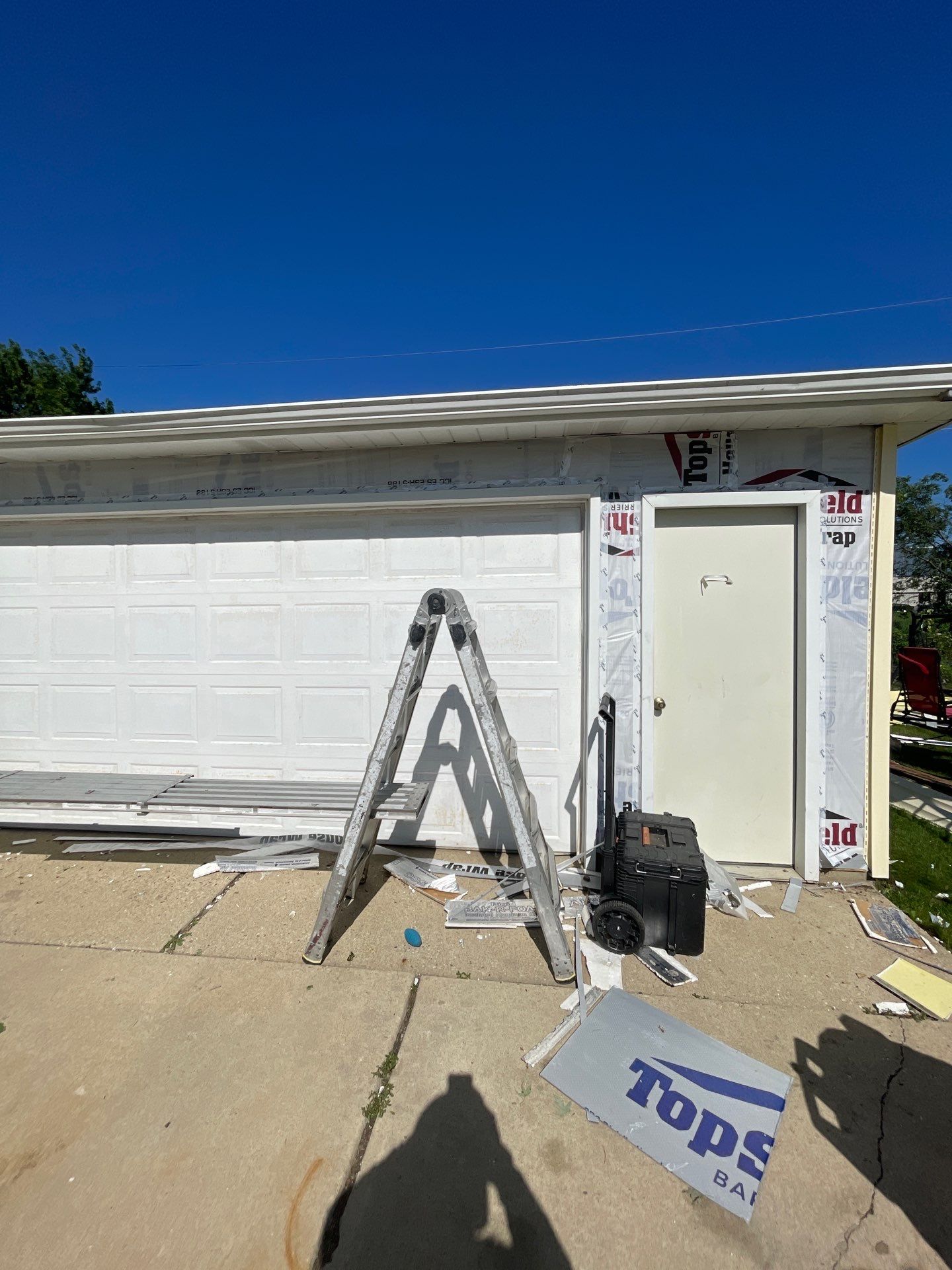 Roof and siding replacement by wind damage by Just Brilliant Restoration JBR