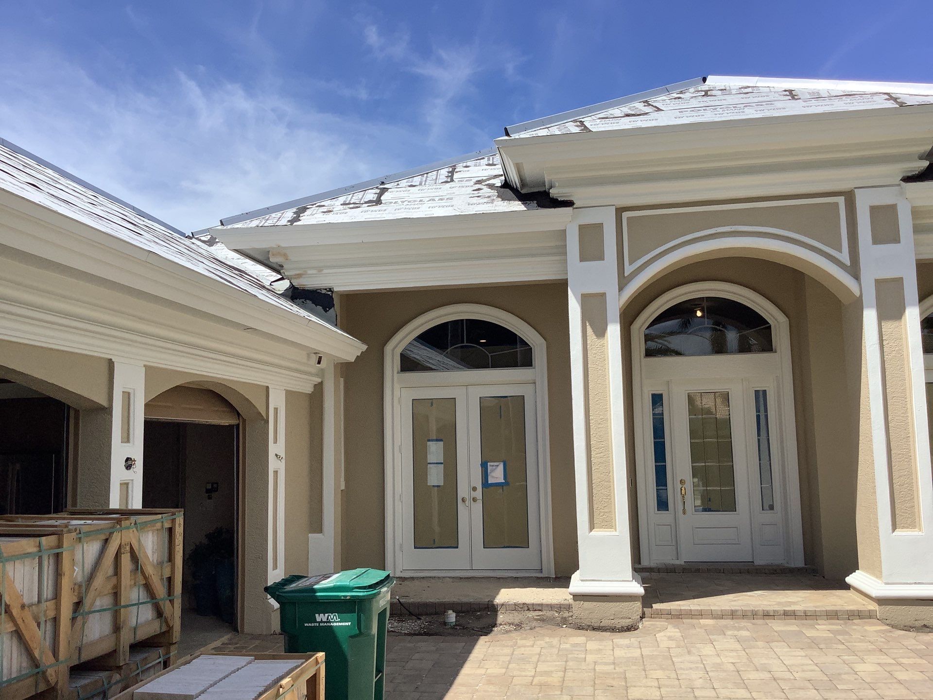 Splash Guard installation in Naples FL by Gutter Professors