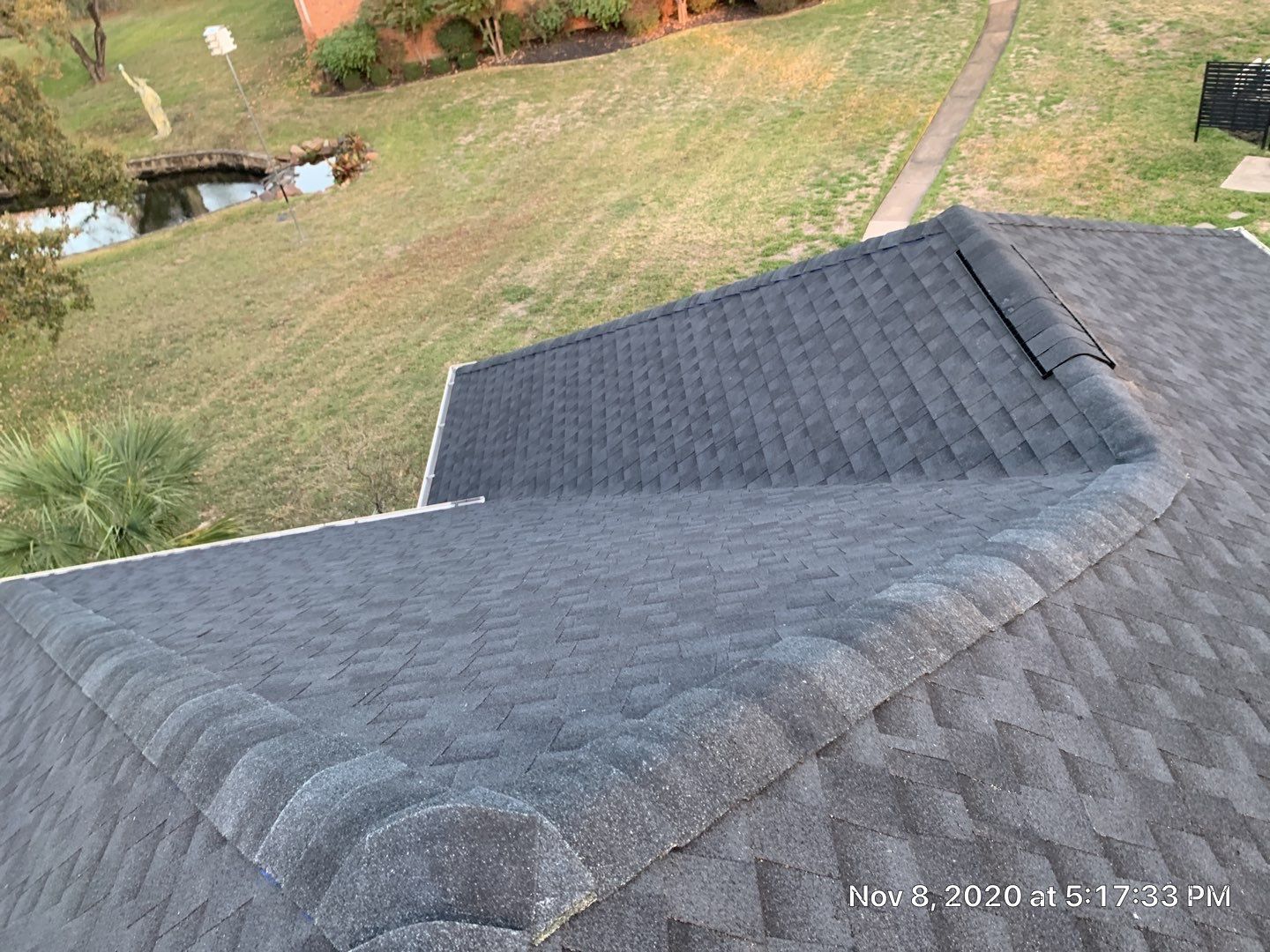 Huge Estate - Residential Roofing Installation using GAF Timberline HDZ Shingle System by First United Roofing & Construction