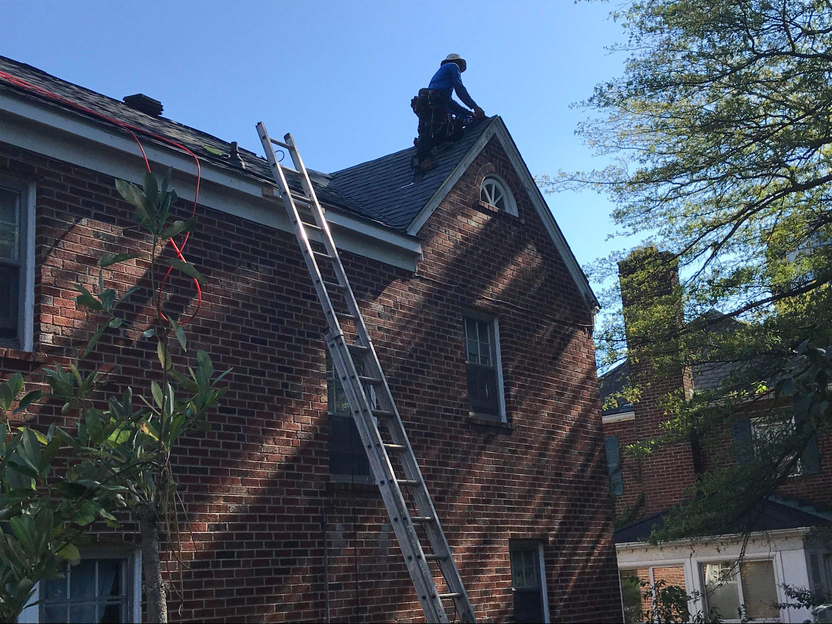Residential Roofing Installation using Georgetown Gray by Alpha Design Services