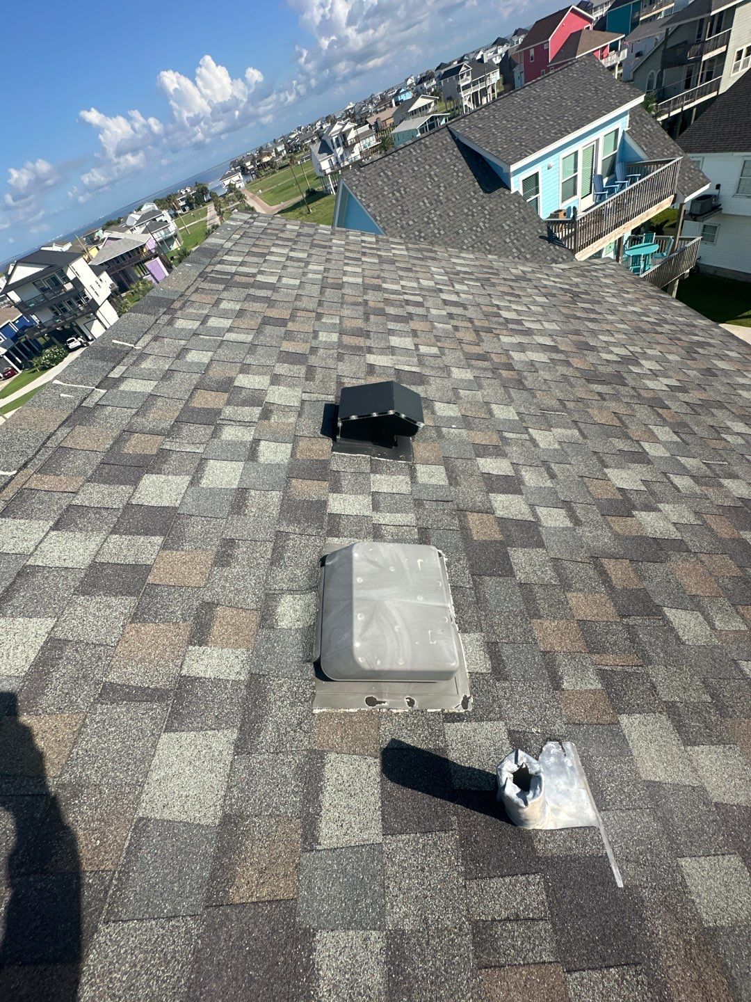 Hail Damage using Owen's Corning Duration (Lifetime) Shingles by Roof Repair Company