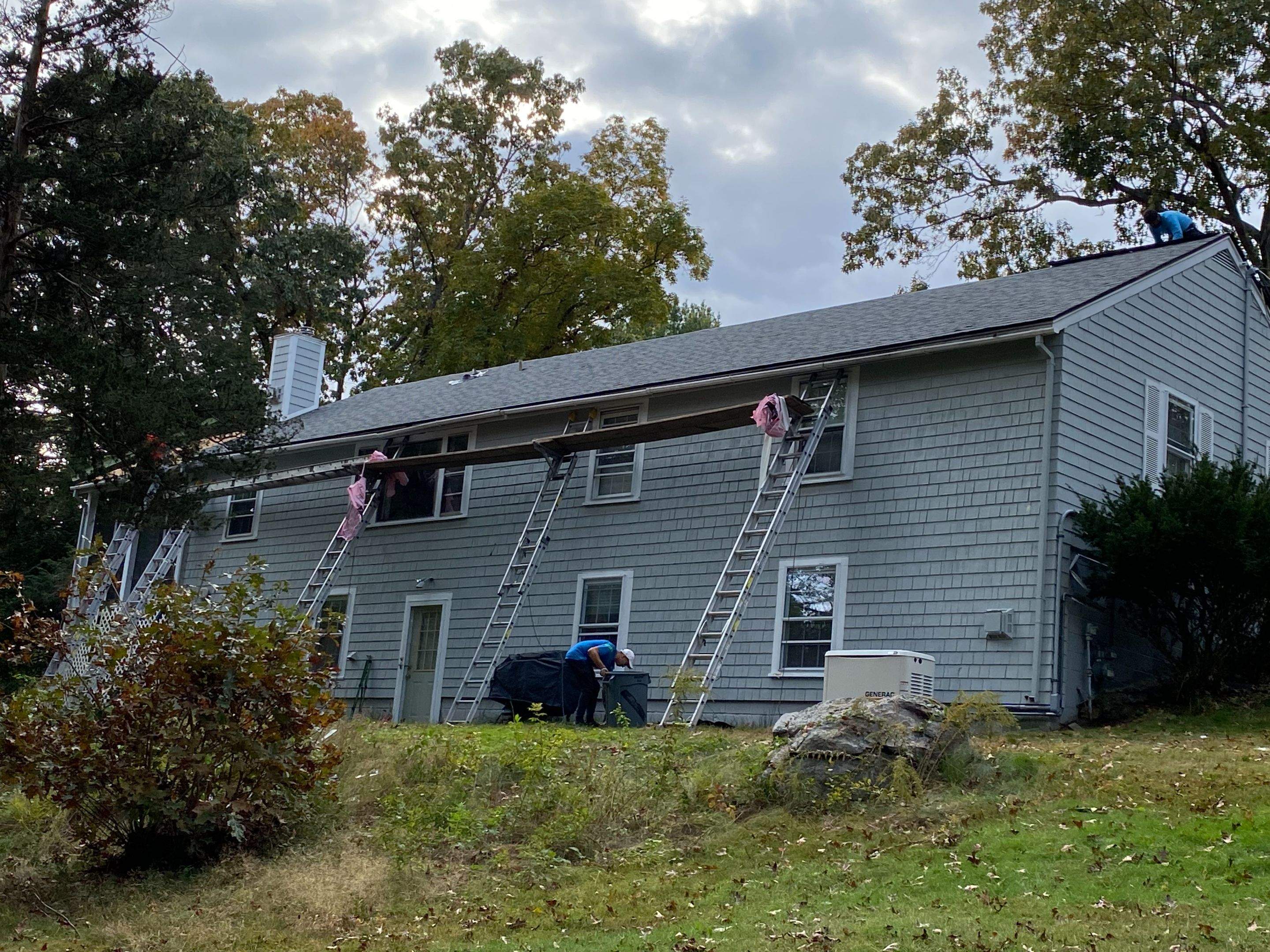 Roof Replacement + New Gutters & Guards — Chelmsford, MA by Mighty Dog Roofing of Greater Middlesex County
