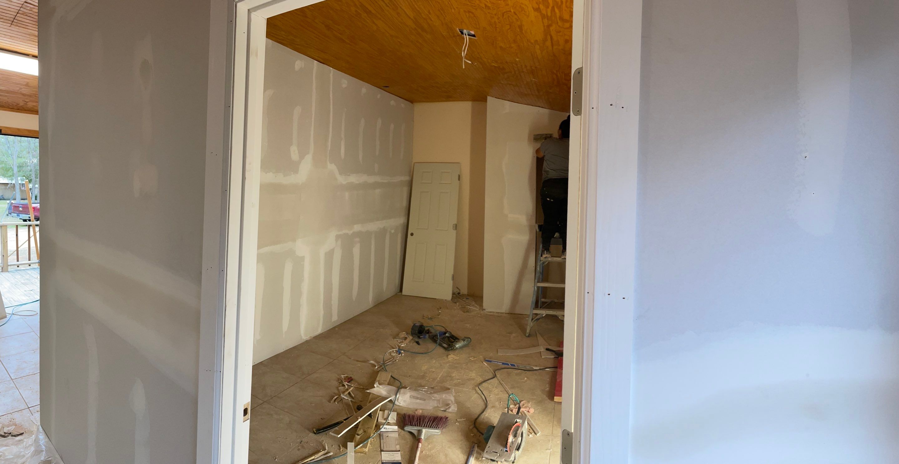 Small Open Building Converted To A Tiny House - Project in Trinity, TX by Harden Enterprise Services LLC