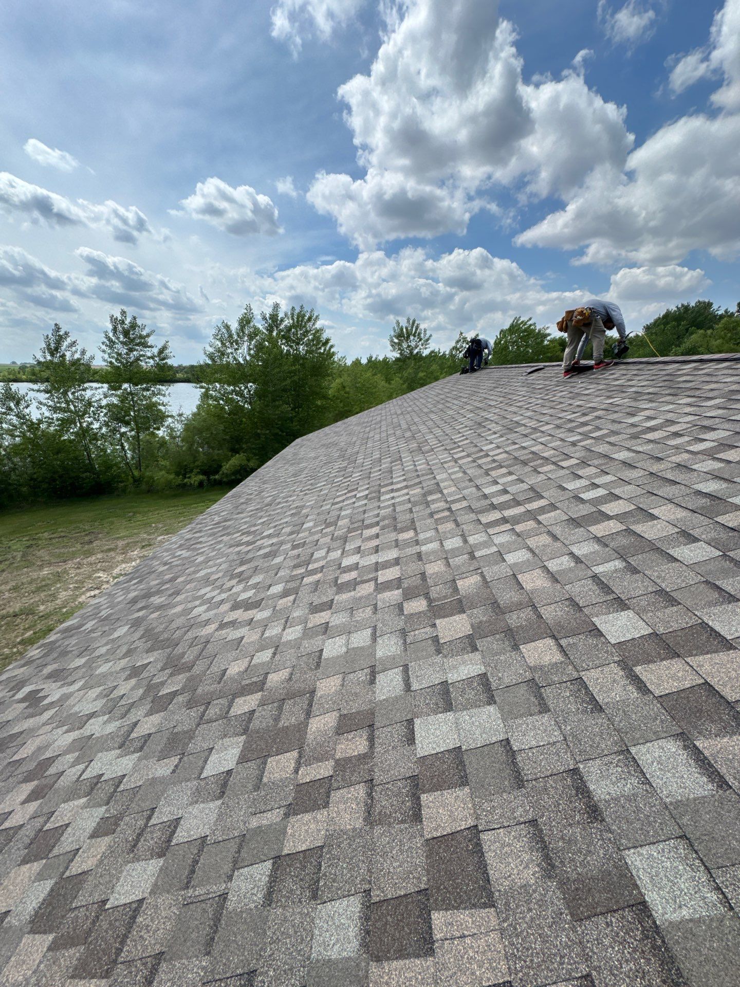 Titan XT Architectural Shingle Roof Installation in Wisner by Crows Roofing LLC