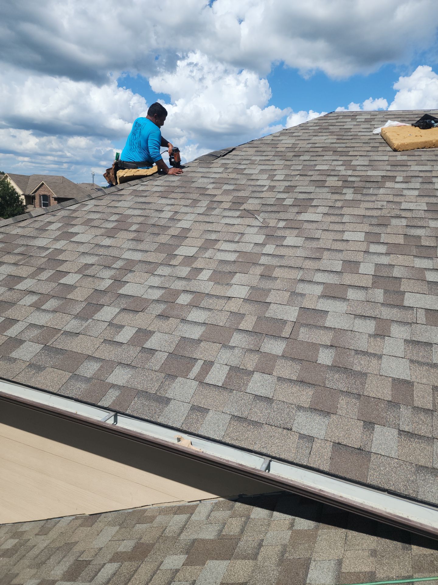 Residential Roofing Installation using Owen's Corning Duration (Lifetime) Shingles by Roof Repair Company