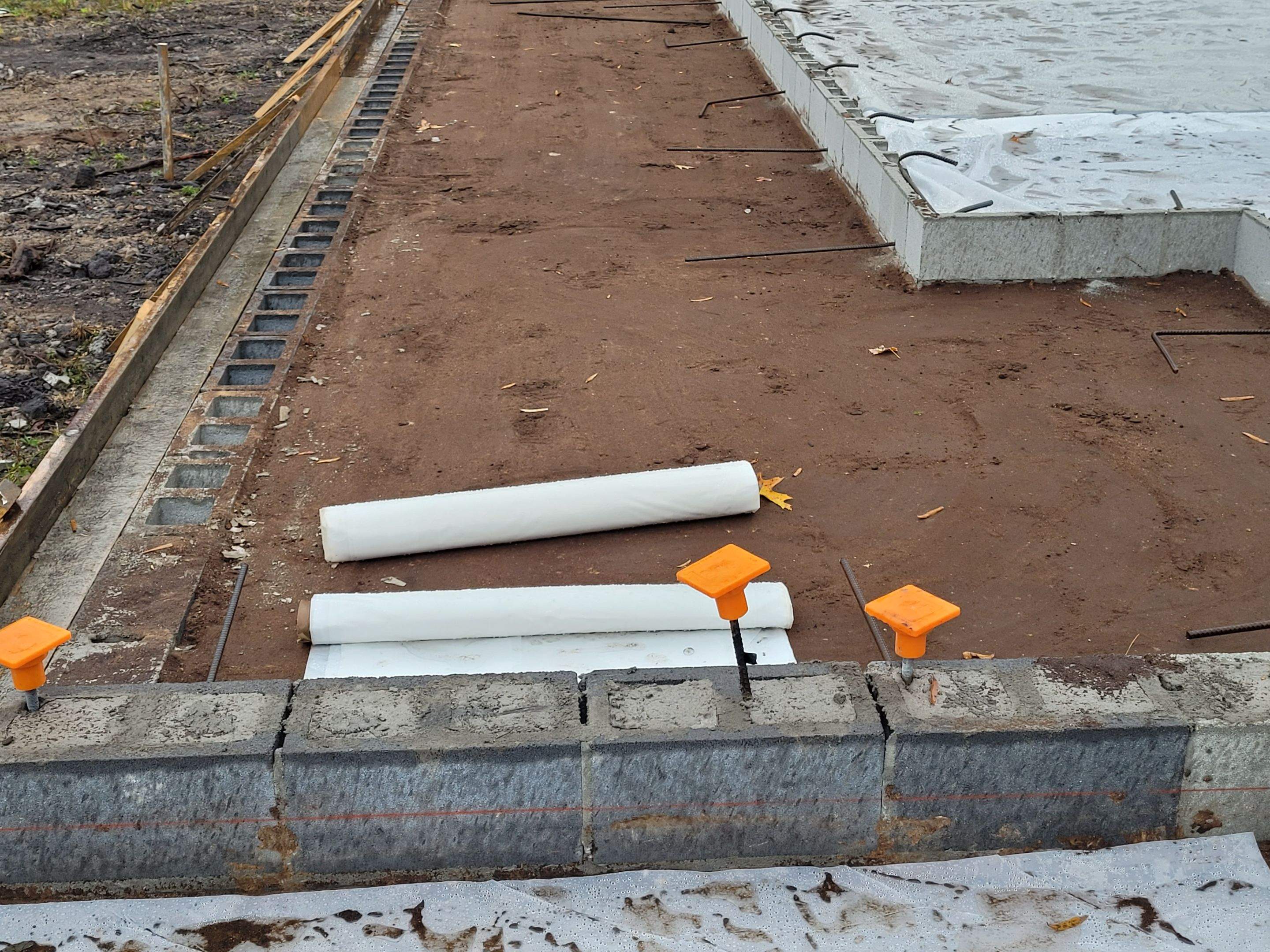 New Home Construction using brick and vertical vinyl by Cornerstone Home Builders, LLC