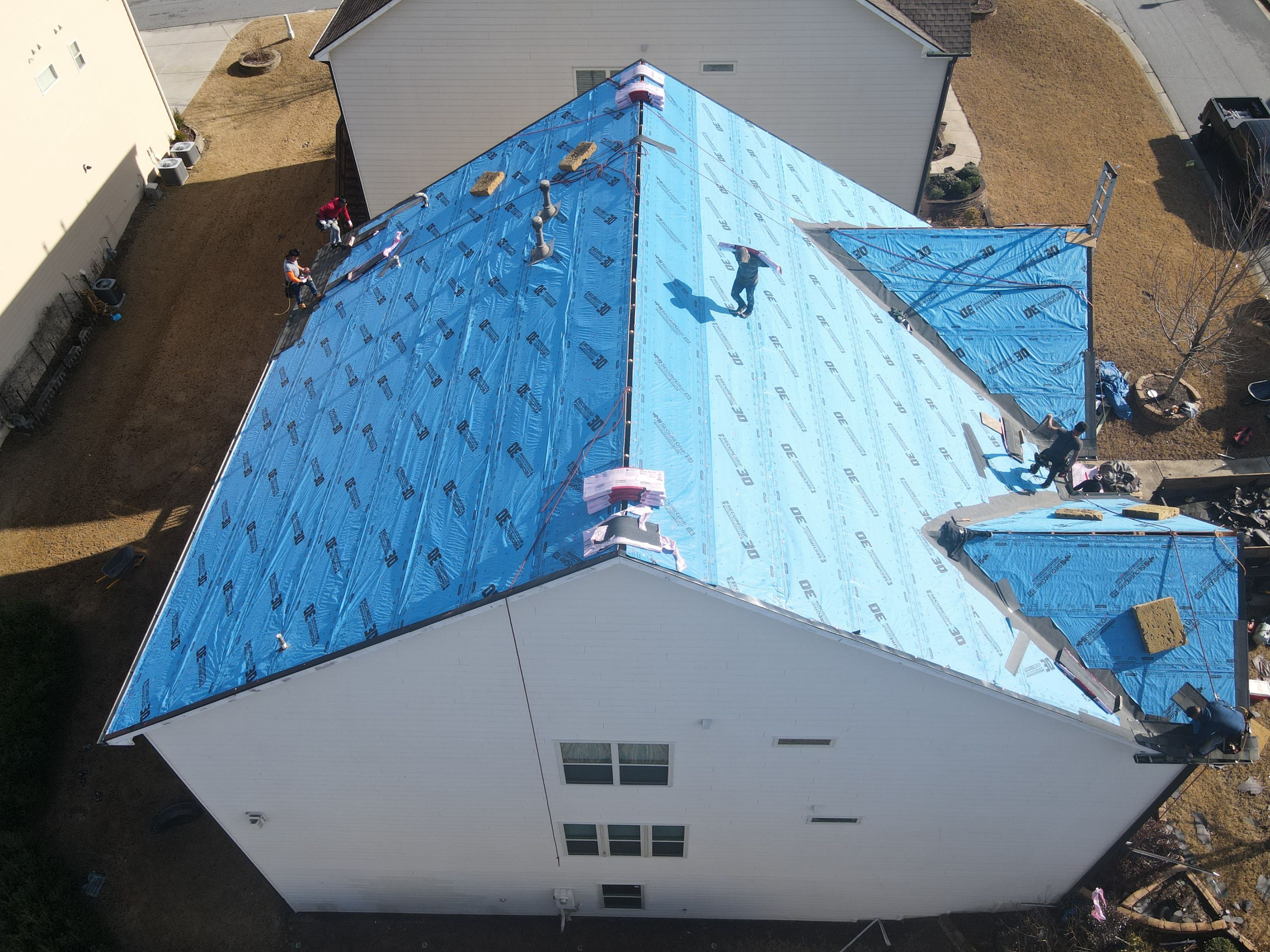 Residential Roofing Installation using Owens Corning by Inspector Roofing and Restoration