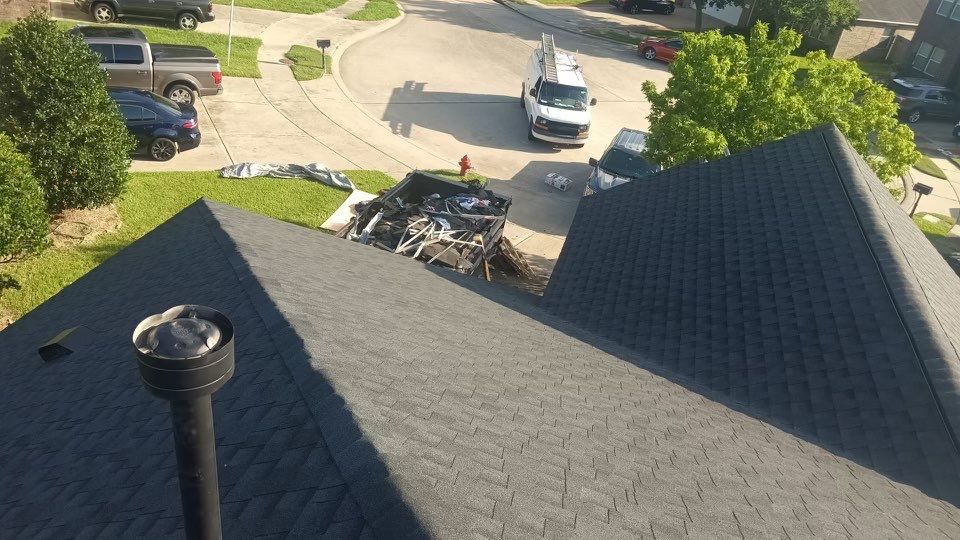 Residential Roof Replacement using GAF HDZ - Charcoal shingles by Elite Roofing LLC