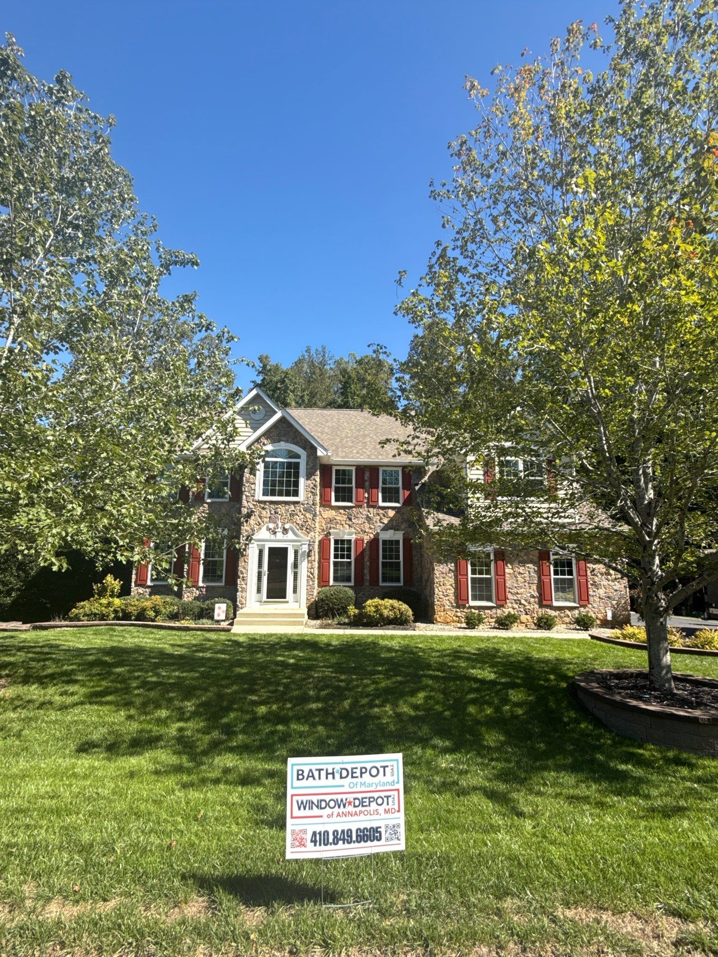 Complete master bathroom remodel/Full window replacement by Window Depot of Annapolis