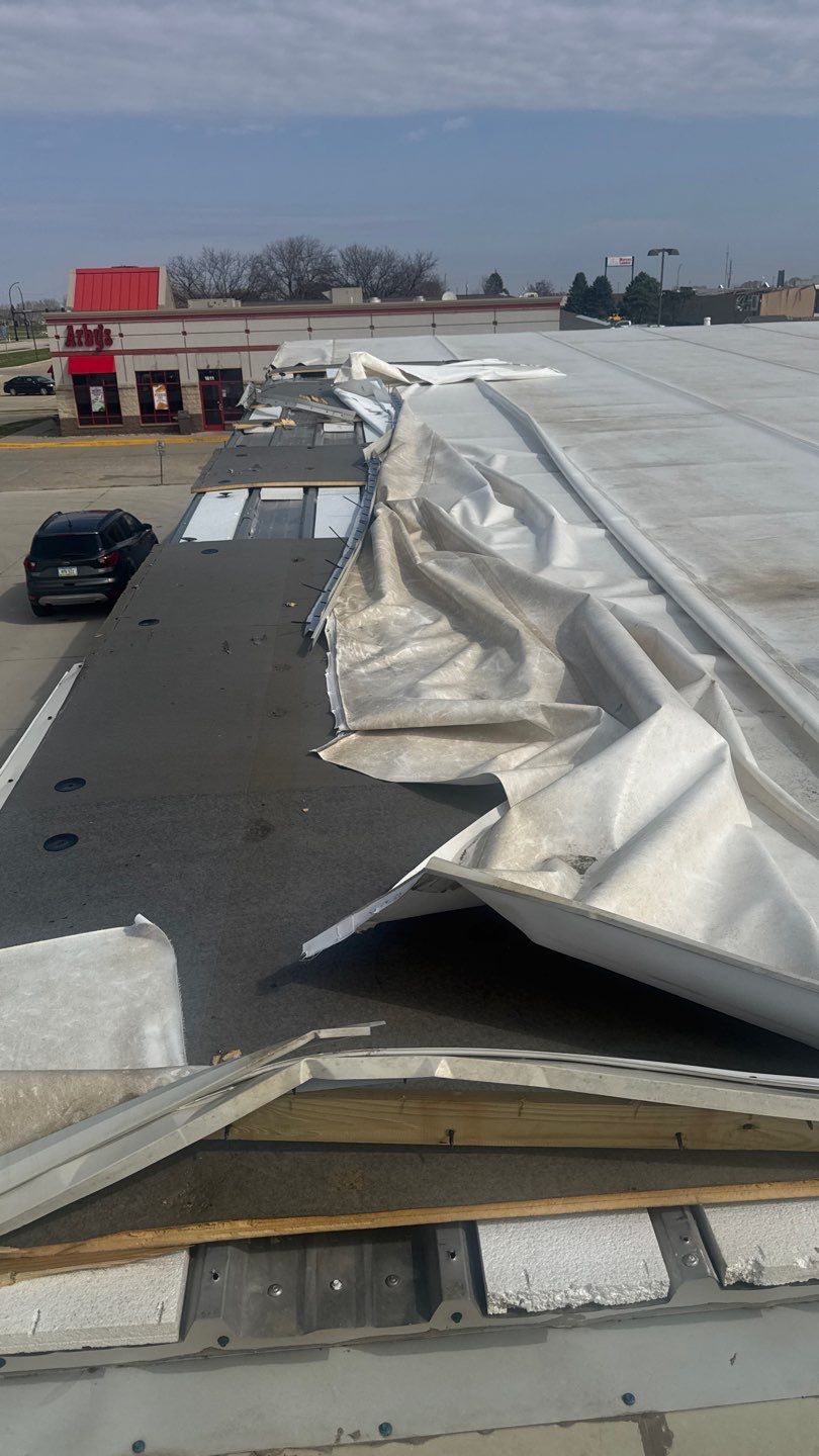Commercial Roofing Repair using DURO LAST by Grell Roofing, LLC