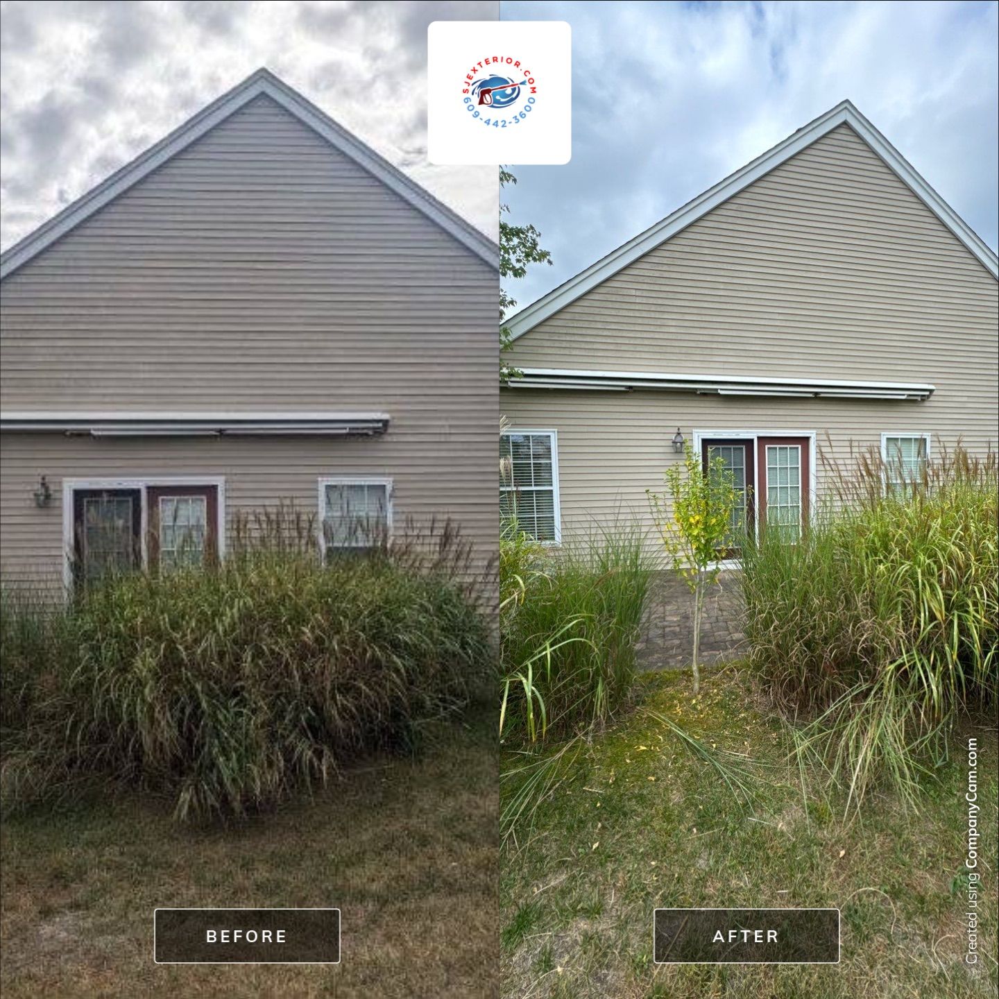 Residential Cleaning using House SoftWash by SJ Exterior