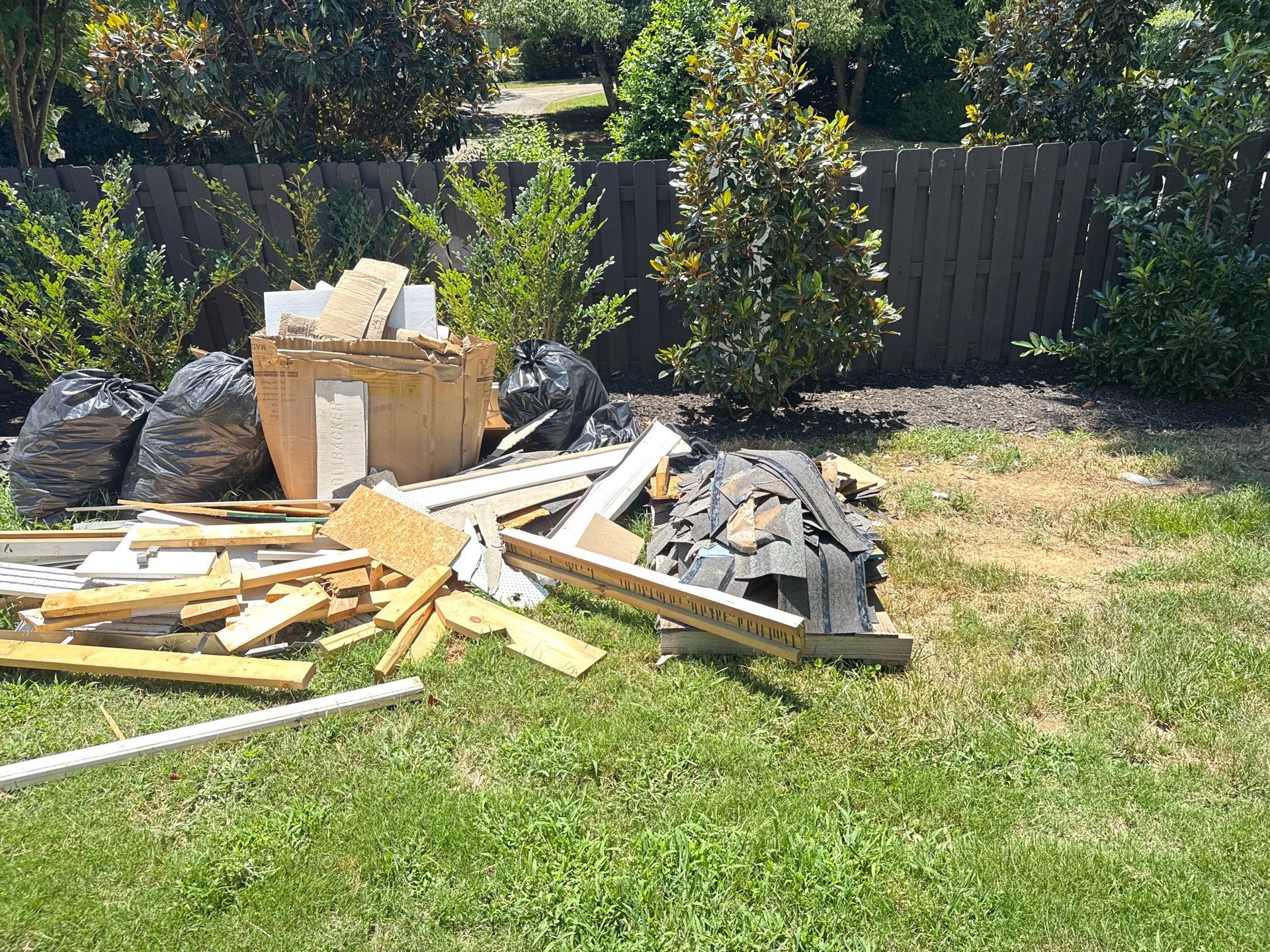 Project in Charlotte by Badger Hauling